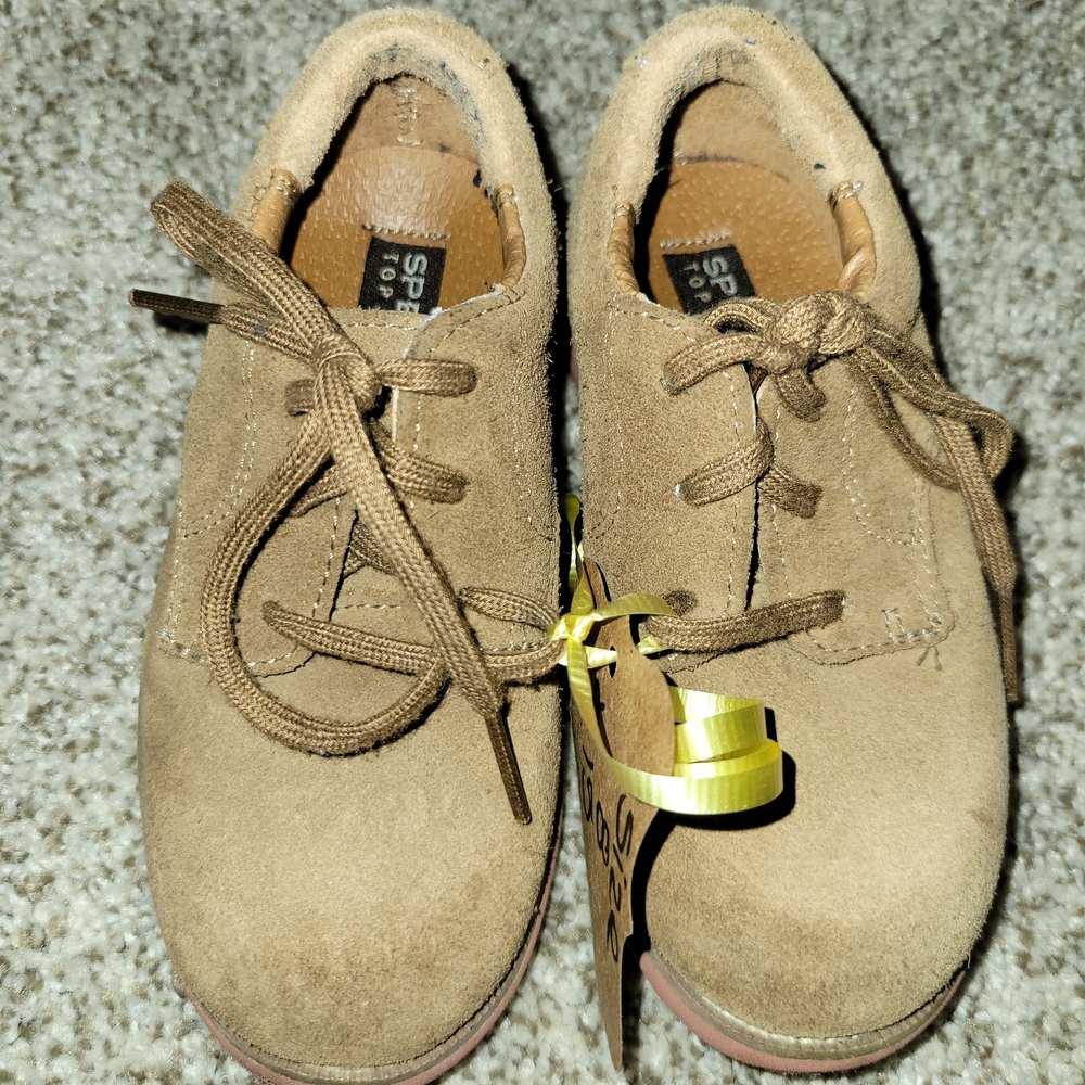 SPERRY Kids Tevin Tan Bucks Shoes 8 Toddler